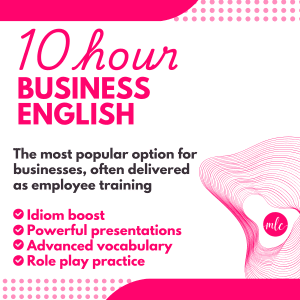A 10 hour business English course which can be downloaded to improve business English